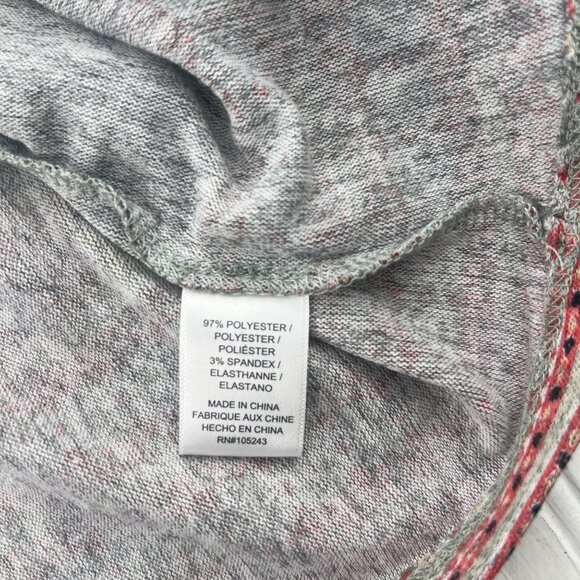 Bobeau Women's Floral Kimono Cardigan Size Large - Picture 4 of 5